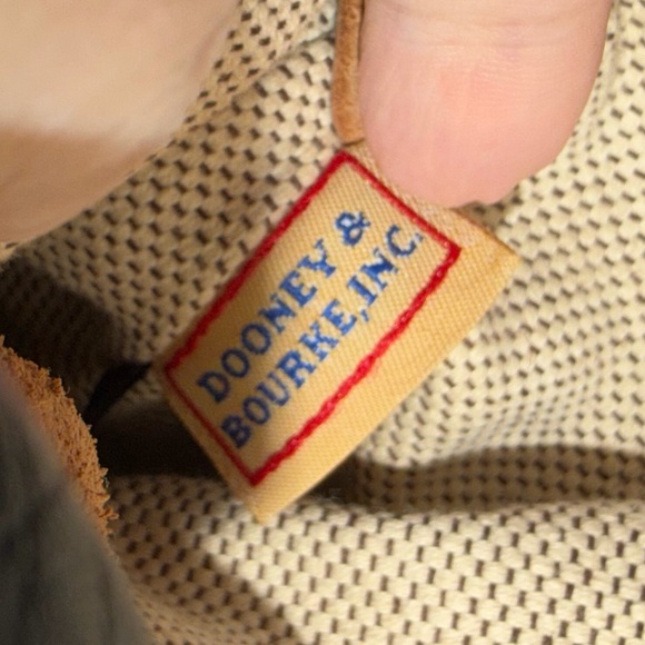 EUC Vintage Y2K Dooney & Bourke Black Pebbled Leather Backpack - Picture 12 of 13